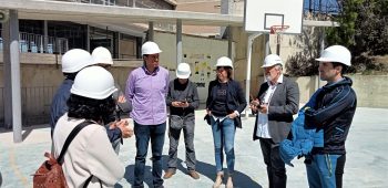 Visita del alcalde de Morella al CEIP Mare de Déu de Vallivana